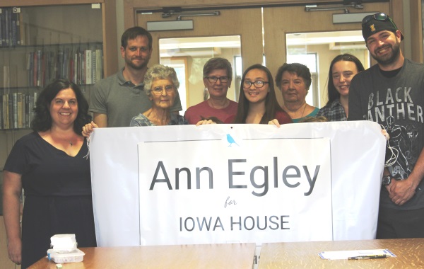Ann Egley for Iowa House mailing project